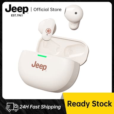 Jeep EW011 หูฟังบลูทูธไร้สาย Bluetooth  5.3 HiFi HD Call กันน้ำ ลดเสียงรบกวน หูฟังบลูทูธ พร้อมไมโครโฟน