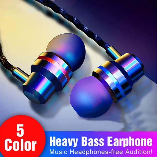G2 หูฟังแบบมีสายเสริมเบสหนัก Earphones พร้อมไมโครโฟน เสียงไฮ