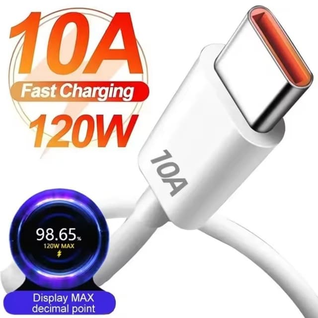 10A 7A USB To Type C สายชาร์จเร็ว - สายดาต้าโทรศัพท์ PVC ทนท