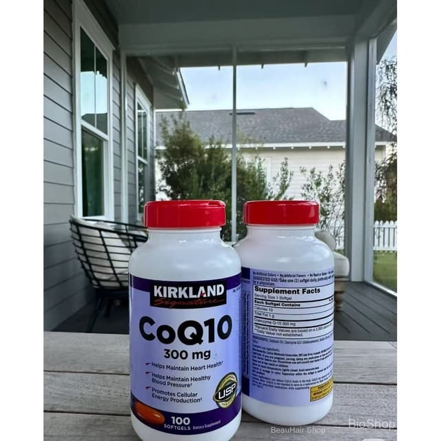 Kirkland CoQ10 300mg 100 เม็ดนิ่ม โคคิวเทน บำรุงหัวใจ เพิ่มพ