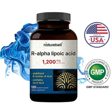 NatureBell R-Alpha Lipoic Acid 1200mg – ช่วยต้านอนุมูลอิสระ สนับสนุนพลังงานและการเผาผลาญในแต่ละวัน