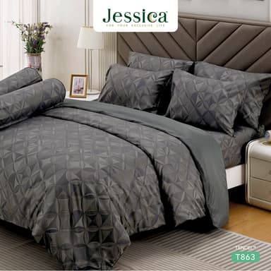 [NEW]Jessica Tencel T863 พิมพ์ลาย เจสสิก้า ชุดเครื่องนอน ผ้าปูที่นอน ผ้านวม ลวดลายโดดเด่น ให้สัมผัสที่นุ่มลื่นดุจแพรไหม