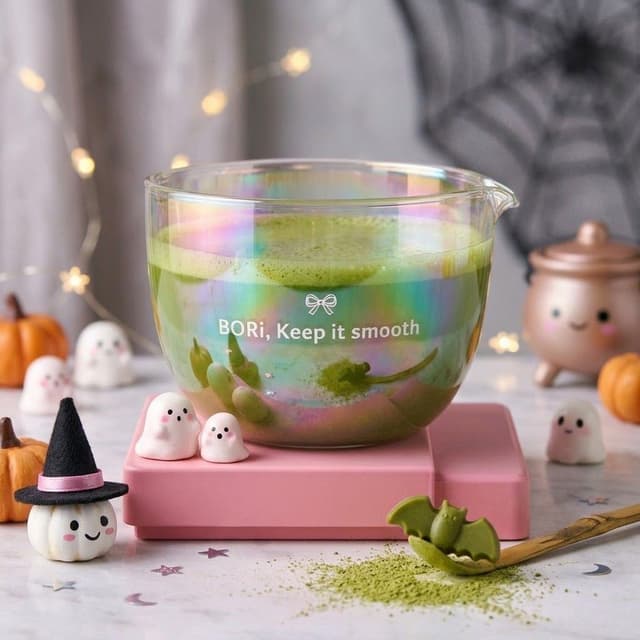 BORI Aurora Borosilicate Glass Chawan ถ้วยชงมัทฉะแก้วบอโรซิล