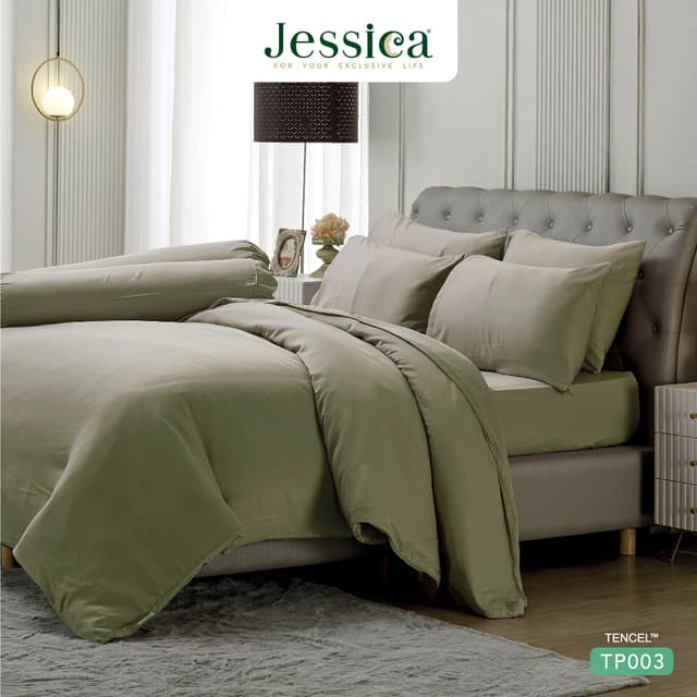 Jessica Tencel TP003 ชุดเครื่องนอน ผ้าปูที่นอน ผ้าห่มนวม เจส