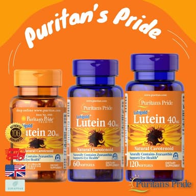 พร้อมส่งมี Puritan's pride lutein with zeaxanthin 20 mg - 40 mg บำรุงสายตาโดยเฉพาะการมองเห็น