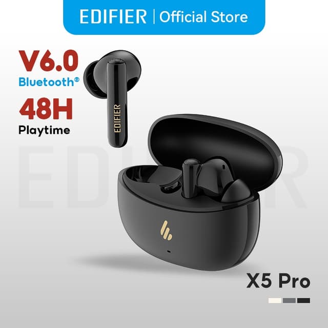 Edifier X5 Pro 2025 หูฟังไร้สาย True Wireless พร้อมระบบตัดเส