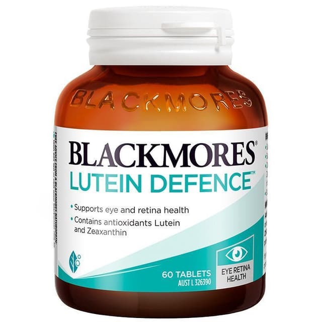 Blackmores Lutein Defence 60 Tablets บำรุงสายตาและป้องกันประ