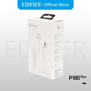 Edifier P180 Plus หูฟังแบบมีสาย 3.5mm พร้อมรีโมทและไมโครโฟน