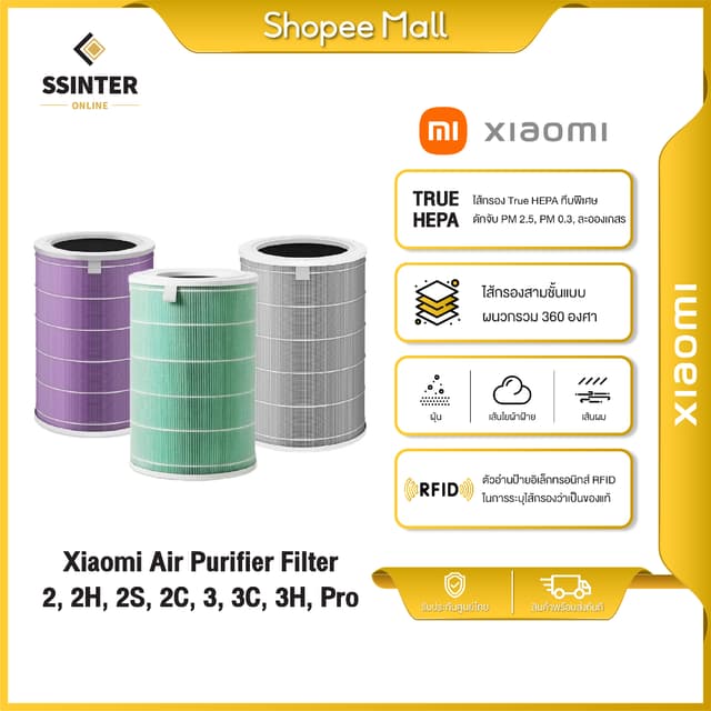 Xiaomi Mi Air Purifier Filter (Global Version) เสี่ยวหมี่ ไส