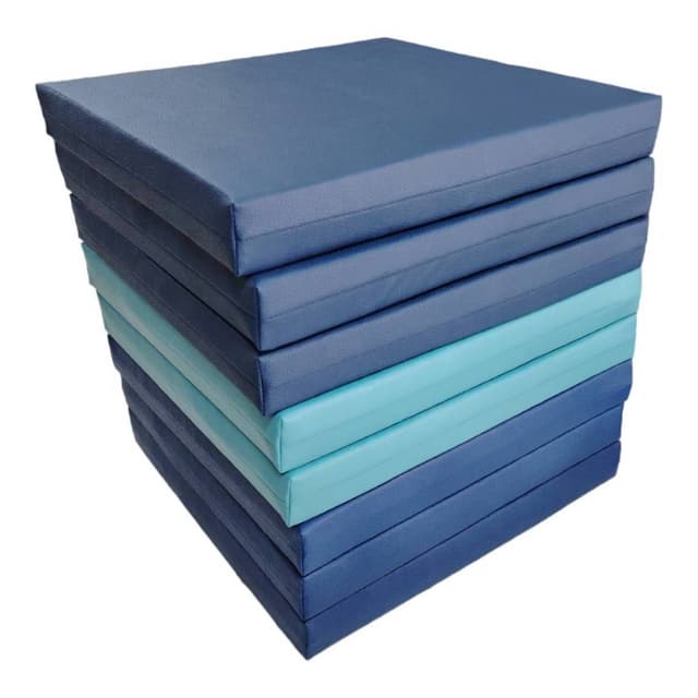 เบาะPVC ขนาด 50*50 ซม. หนา1นิ้ว/2นิ้ว/3นิ้ว เบาะนั่งสมาธิ เบ