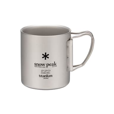 SNOW PEAK TITANIUM DOUBLE WALL CUP แก้วไทเทเนียม DOUBLE WALL