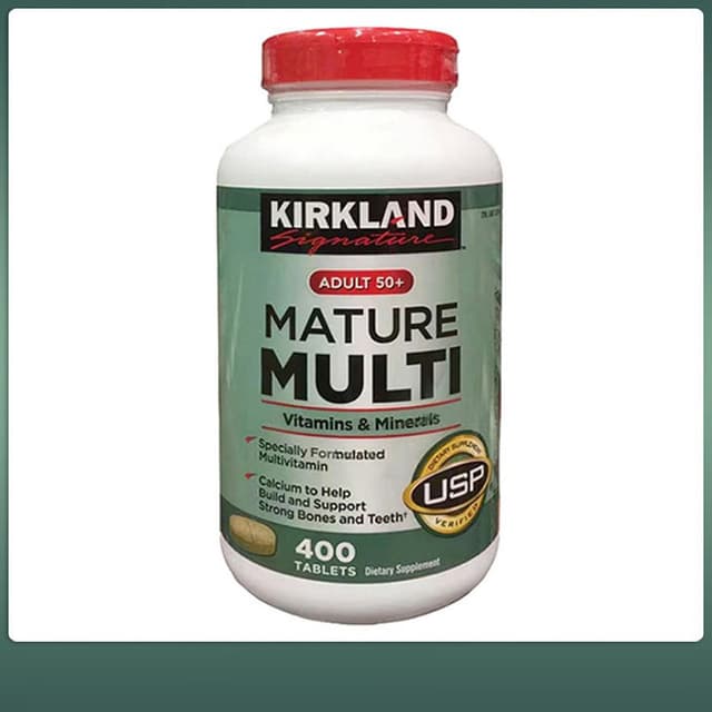 (Exp.07/2027)kirkland Mature Multi Vitamin Adult 50+ 400 Tab
