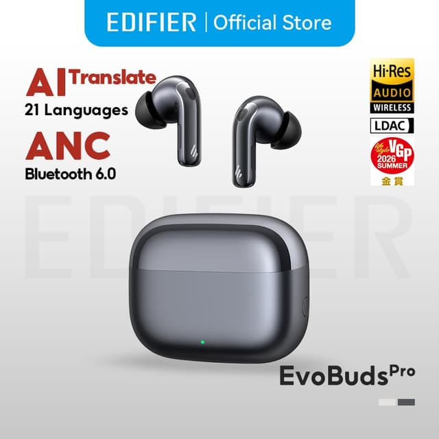 Edifier EvoBuds Pro True Wireless ANC หูฟังตัดเสียงรบกวน Blu