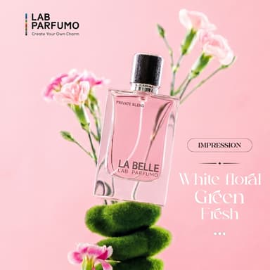 LAB PARFUMO La Belle น้ำหอมผู้หญิง กลิ่นดอกไม้ หอมละมุน สดชื่น [น้ำหอมแบรนด์ไทย ติดทนนาน]