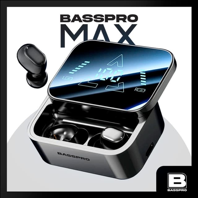 (รุ่นใหม่ล่าสุด)BASSPRO รุ่น หูฟัง Bass pro max 2 หูฟังบลูทู