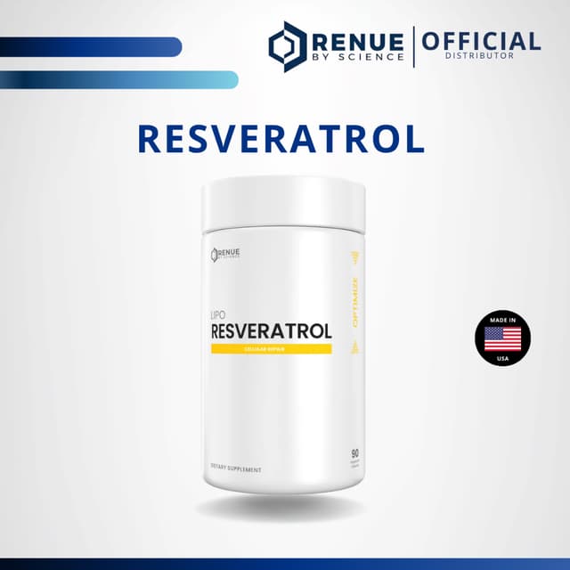Resveratrol (90 แคปซูล) RENUE BY SCIENCE แท้จาก USA เรสเวอรา