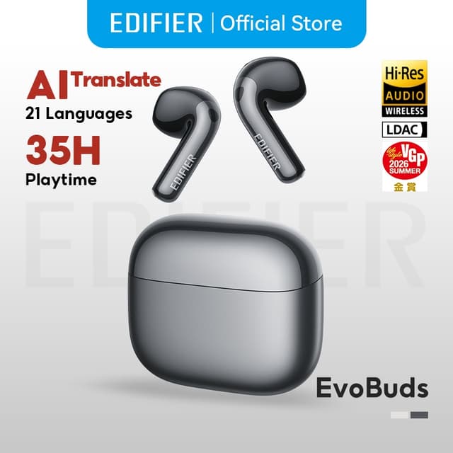 Edifier EvoBuds True Wireless ANC หูฟังตัดเสียงรบกวน Bluetoo