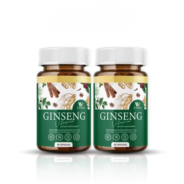 [1แถม1] ตรา ดี วาวา GINSENG โสมสกัด วิตามินรวม สมุนไพร 7ชนิด