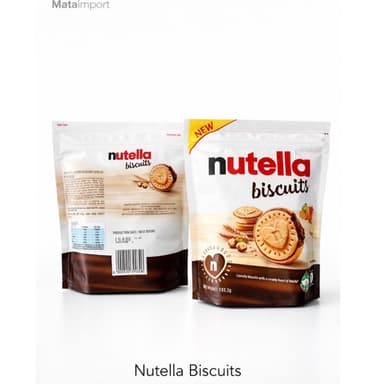 (รุ่นห่อ) นูบิสกิต 193.2g nutella biscuits หมดอายุ 12/2026