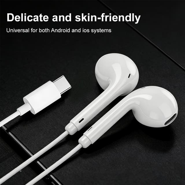 หูฟังแบบมีสาย Type-C ทรง Semi-In-Ear — ให้คุณภาพเสียงยอดเยี่
