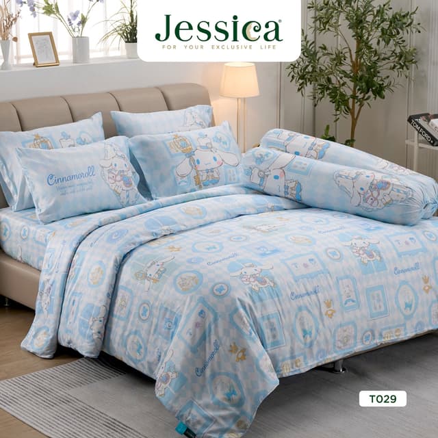 Jessica Tencel T029 Cinnamoroll ชินนามอนโรล เจสสิก้า ลายลิขส