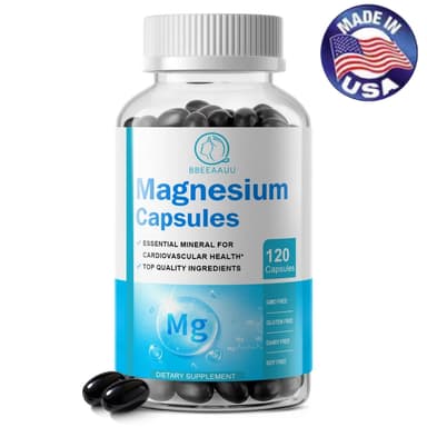 Magnesium glycine แมกนีเซียมไกลซิเนต 500 มก. | บำรุงกล้ามเนื้อ ระบบประสาท และการนอนหลับ (120 แคปซูล)