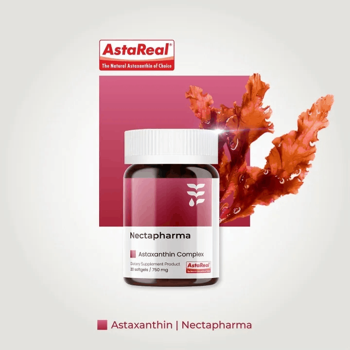 Nectapharma Luminari Astaxanthin ลูมินารี่ แอสตาแซนธิน คอมเพล็กซ์ โคคิวเท็น ซอฟต์เจล Softgel Pycnogenol CoQ10 Tocotrienol Piperine Zinc Vitamin C สาหร่ายฮีมาโตค็อกคัส พลูวิเอลิส https://lnwchill.com