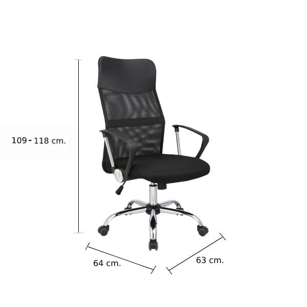 INDEX LIVING MALL เก้าอี้ทำงานเพื่อสุขภาพ  Ergonomic ระบายอากาศดีเยี่ยม เก้าอี้สำนักงาน พนักพิงสูง รุ่น สเปซแมน - สีดำ เก้าอี้สีดำ ปรับระดับขึ้นลงด้วย Gas Lift https://lnwchill.com