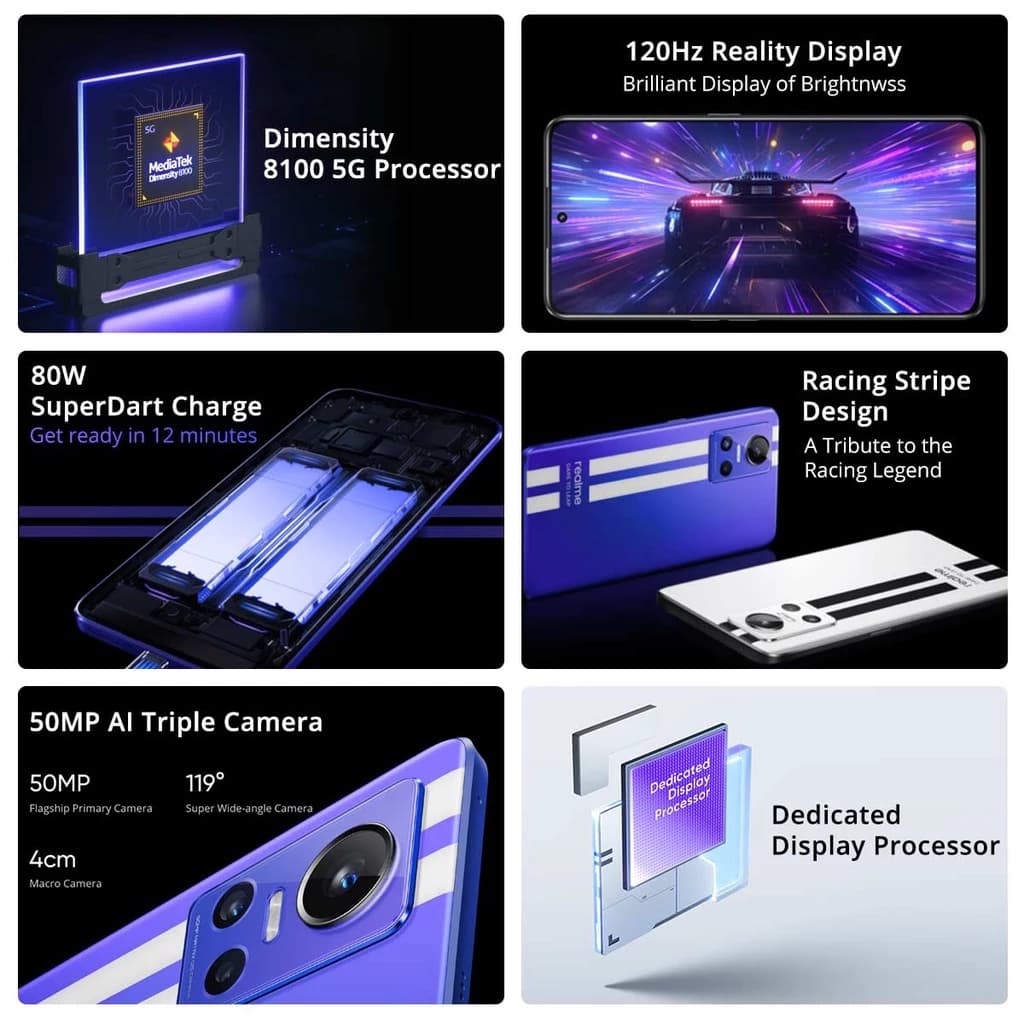 realme GT NEO 3(8+256GB) | Dimensity 8100 5G Processor| 6.7 inch screen 120Hz https://lnwchill.com