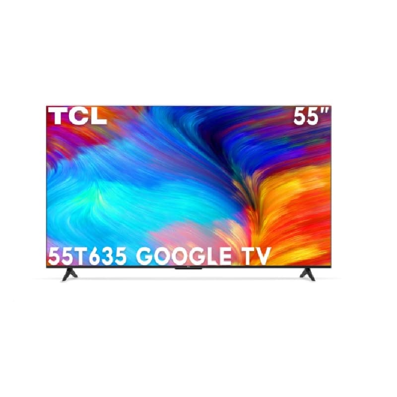 TCL ทีวี 55 นิ้ว LED 4K UHD Google TV รองรับ WiFi รุ่น 55T635 ระบบปฏิบัติการ Google & Youtube, Voice search, Dolby Audio https://lnwchill.com