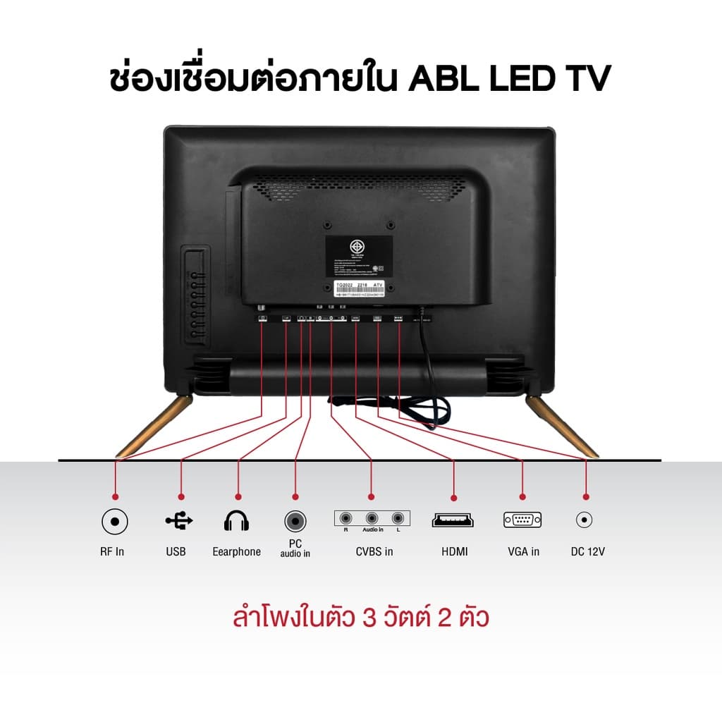 ABL รุ่น OLX TV ทีวี LED HD ขนาด 17-20 นิ้ว ภาพคมชัด สีสันสดใส ครบทุกฟังก์ชันการเชื่อมต่อ ใช้งานง่าย เหมาะกับทุกพื้นที่ในบ้าน https://lnwchill.com