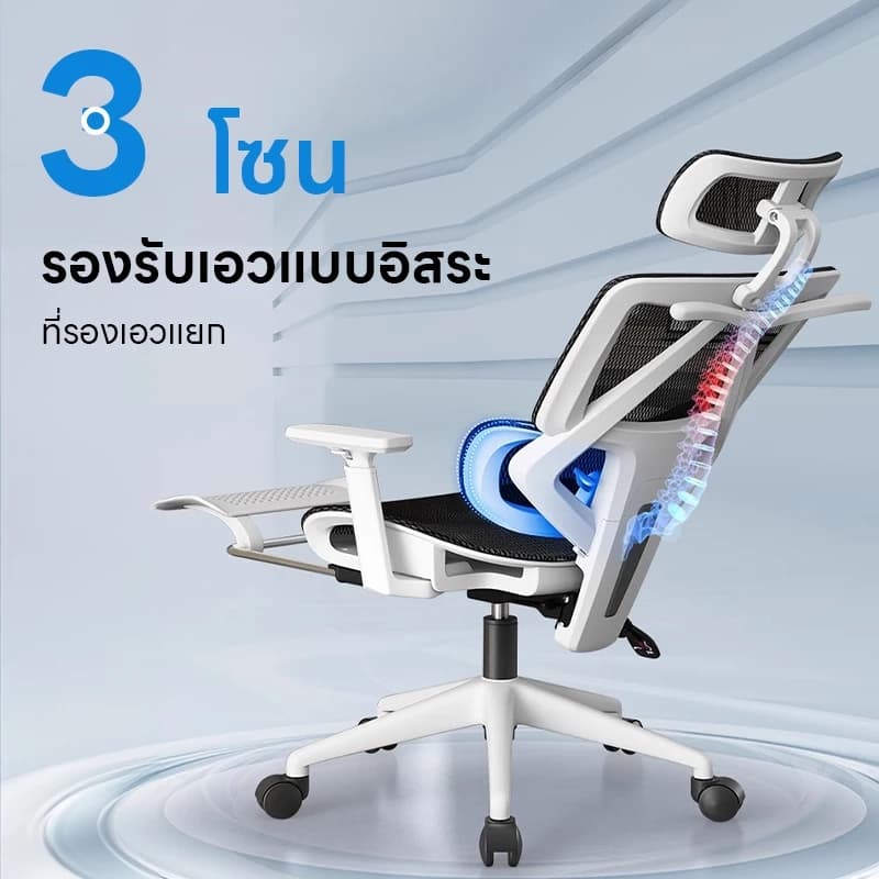 YISONG รุ่น LS998 เก้าอี้สีขาว เก้าอี้สีดำ เก้าอี้ทํางาน เก้าอี้เกมมิ่ง เก้าอี้เกม เก้าอี้ ergonomic พนักพิงปรับเอนได้ 145° ผ้าใบไอซ์ Five-year warranty https://lnwchill.com