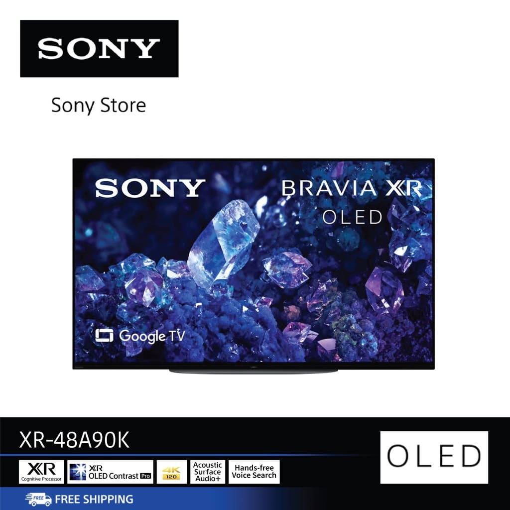 SONY TV รุ่น XR-48A90K  ขนาด (48 นิ้ว) | BRAVIA XR | MASTER Series | OLED | 4K Ultra HD | HDR | สมาร์ททีวี (Google TV) https://lnwchill.com