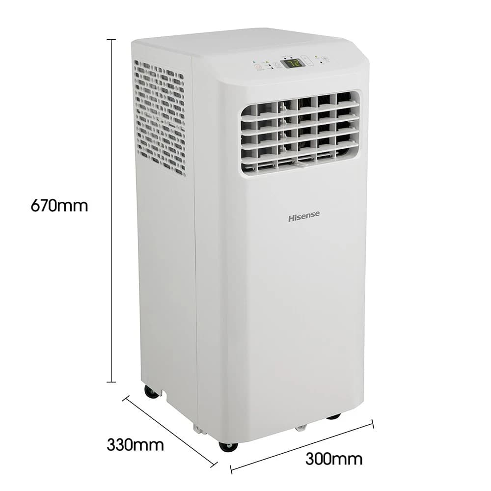 Hisense AP-08CR4SKVS00 แอร์เคลื่อนที่ ขนาด 8000 BTU หน้าจอแสดงผล LED เย็นเร็ว ตั้งเวลาได้ รุ่น AP-08CR4SKVS00 แอร์ เครื่องปรับอากาศ https://lnwchill.com