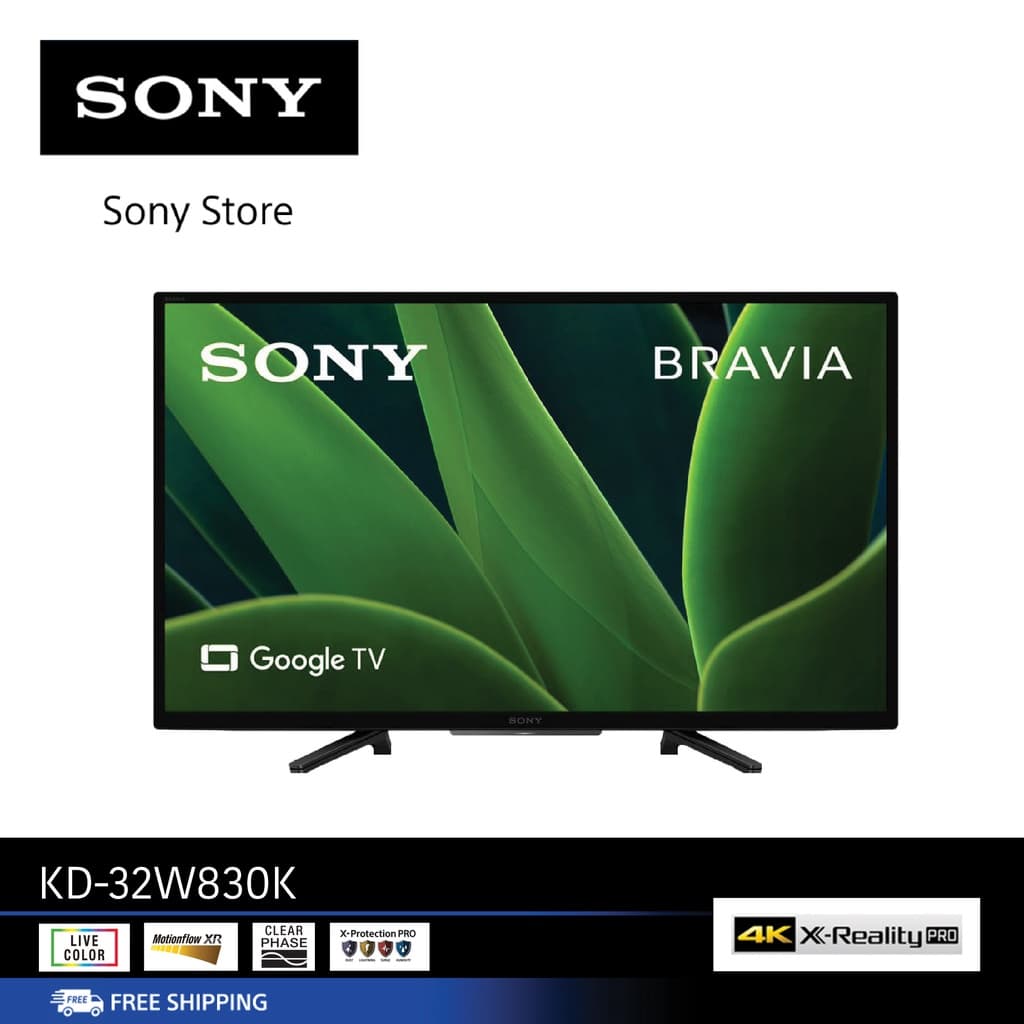 Sony TV รุ่น KD-32W830K ขนาด (32 นิ้ว) (HD Ready) | High Dynamic Range (HDR) | สมาร์ททีวี (Google TV) https://lnwchill.com