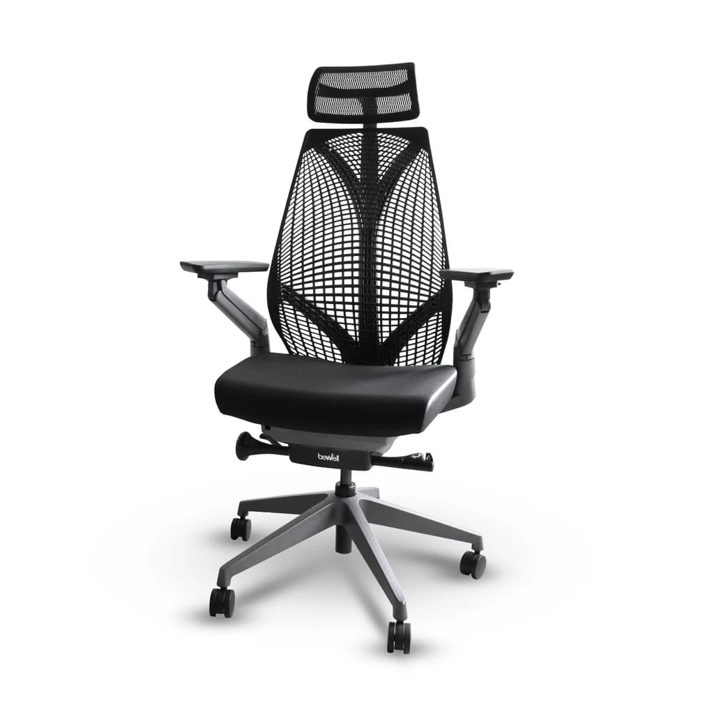 Bewell Ergonomic chair Embrace เก้าอี้ทำงาน เพื่อสุขภาพ ปรับระดับได้ทุกส่วน มีที่รองรับศรีษะ รุ่น Embrace สีดำ https://lnwchill.com