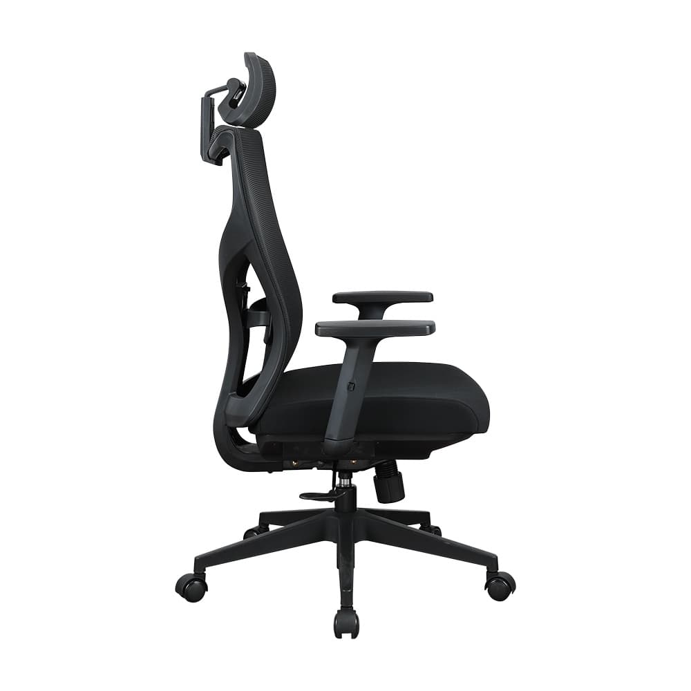 INDEX LIVING MALL เก้าอี้ทำงานเพื่อสุขภาพ  Ergonomic ระบายอากาศดีเยี่ยม เก้าอี้สำนักงาน รุ่น วายโกโนมิก - สีดำ เก้าอี้สีดำ รองรับน้ำหนักได้สูงสุด 120 กก. https://lnwchill.com