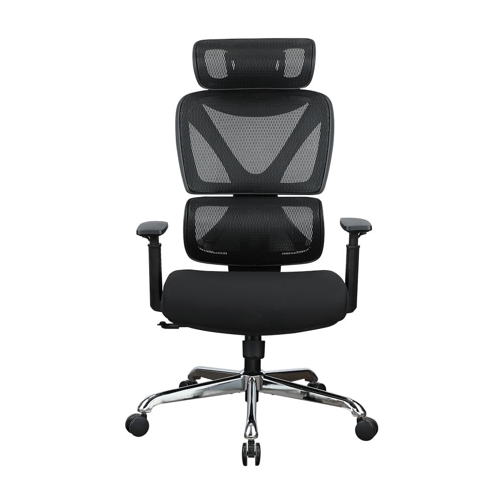 INDEX LIVING MALL เก้าอี้สำนักงาน เก้าอี้ทำงานเพื่อสุขภาพ  Ergonomic ระบายอากาศดีเยี่ยม รุ่น X-GONOMIC สีดำ เก้าอี้สีดำ พนักพิง S-Curve รองรับน้ำหนักได้สูงสุด 120 กก. https://lnwchill.com