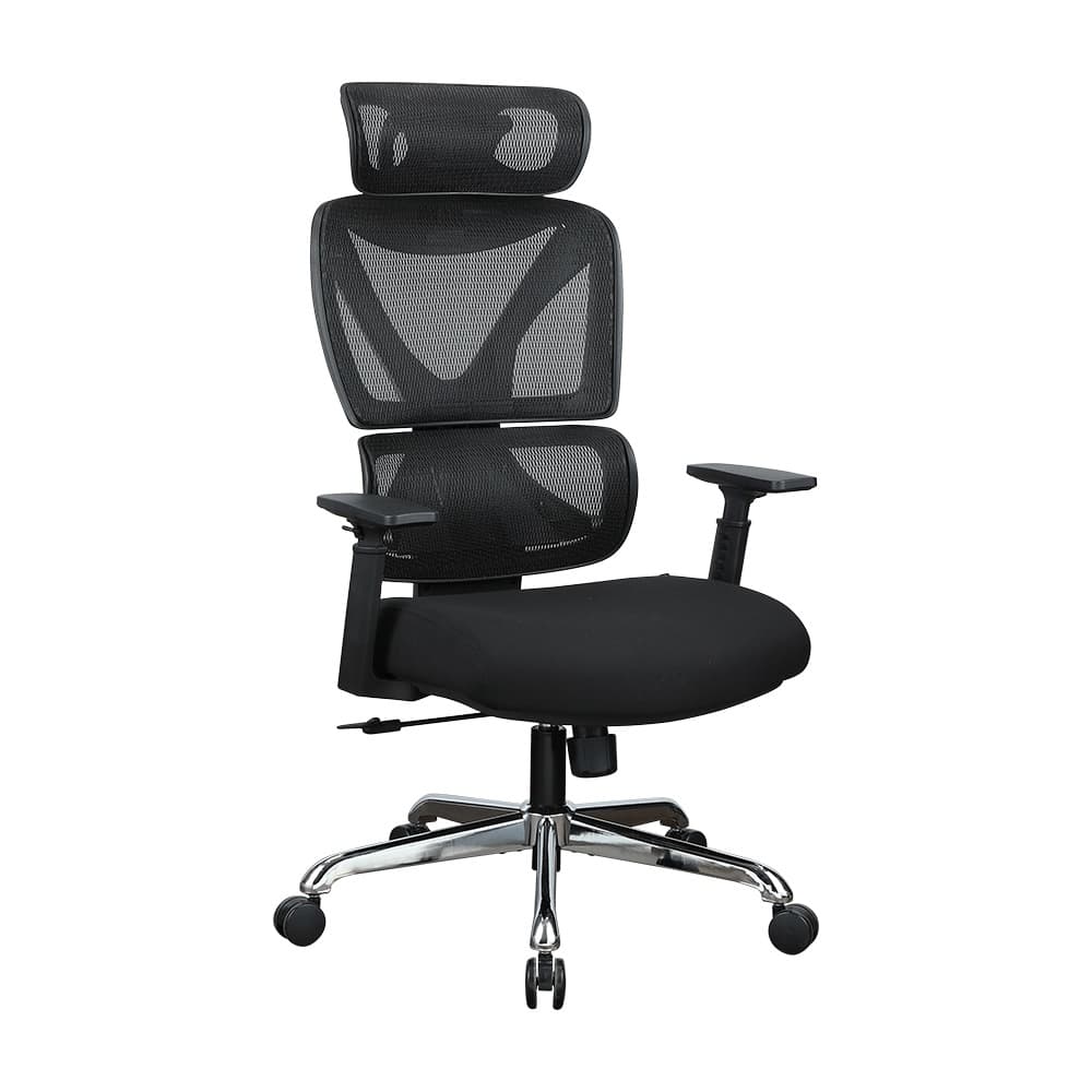 INDEX LIVING MALL เก้าอี้สำนักงาน เก้าอี้ทำงานเพื่อสุขภาพ  Ergonomic ระบายอากาศดีเยี่ยม รุ่น X-GONOMIC สีดำ เก้าอี้สีดำ พนักพิง S-Curve รองรับน้ำหนักได้สูงสุด 120 กก. https://lnwchill.com