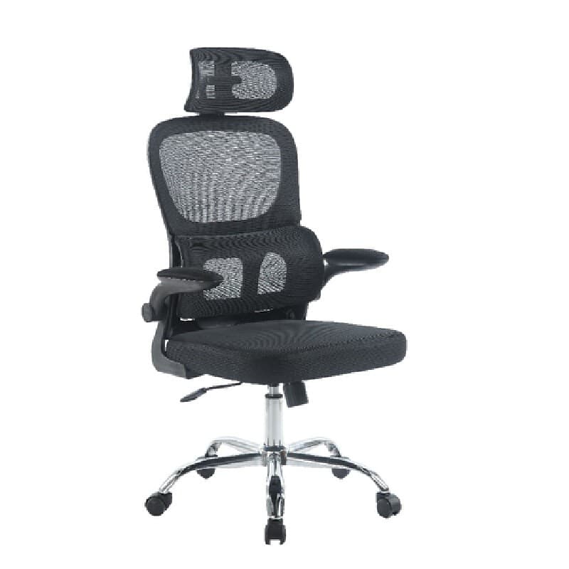 Furradec ONE รุ่น Emily เก้าอี้สำนักงานพนักพิงตาข่ายสูง พร้อม Lumbar Support และที่วางแขนพับได้ ออกแบบเพื่อการนั่งทำงานที่สบายและรองรับสรีระอย่างเหนือกว่า https://lnwchill.com