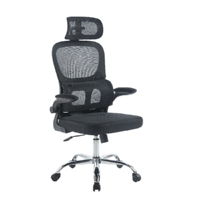 Furradec ONE รุ่น Emily เก้าอี้สำนักงานพนักพิงตาข่ายสูง พร้อม Lumbar Support และที่วางแขนพับได้ ออกแบบเพื่อการนั่งทำงานที่สบายและรองรับสรีระอย่างเหนือกว่า