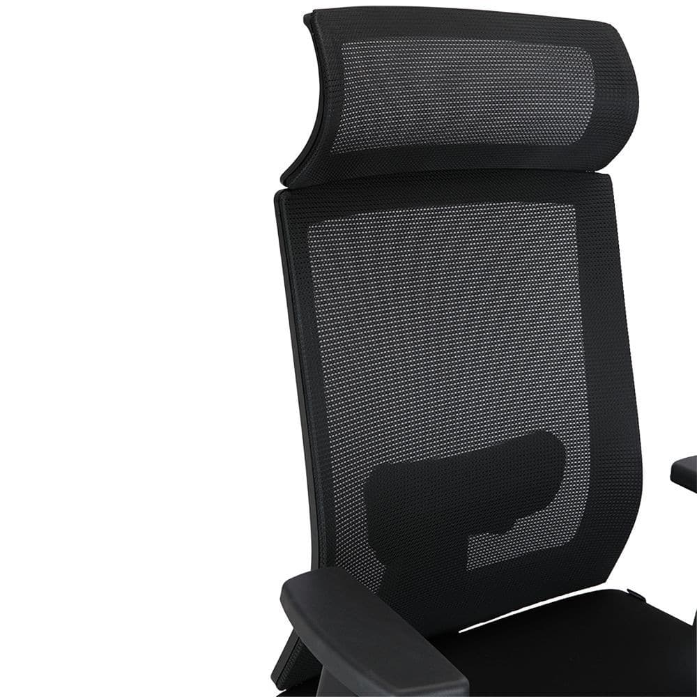 INDEX LIVING MALL เก้าอี้สำนักงานพนักพิงสูง เก้าอี้ทำงานเพื่อสุขภาพ Ergonomic รุ่น โอเว่น-เอ - สีดำ เก้าอี้สีดำ ระบายอากาศดีเยี่ยม เบาะนั่งปรับสูง-ต่ำของที่นั่งด้วย Gas lift ปรับระดับความลึกเบาะนั่งได้ https://lnwchill.com
