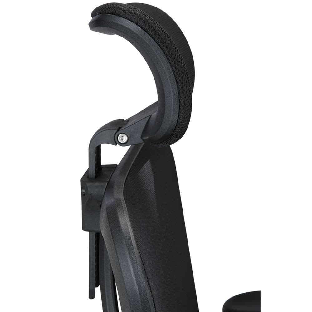 INDEX LIVING MALL เก้าอี้ทำงานเพื่อสุขภาพ  Ergonomic ระบายอากาศดีเยี่ยม เก้าอี้สำนักงานพนักพิงสูง รุ่น AMORE - สีดำ เก้าอี้สีดำ 2D Lumbar support https://lnwchill.com