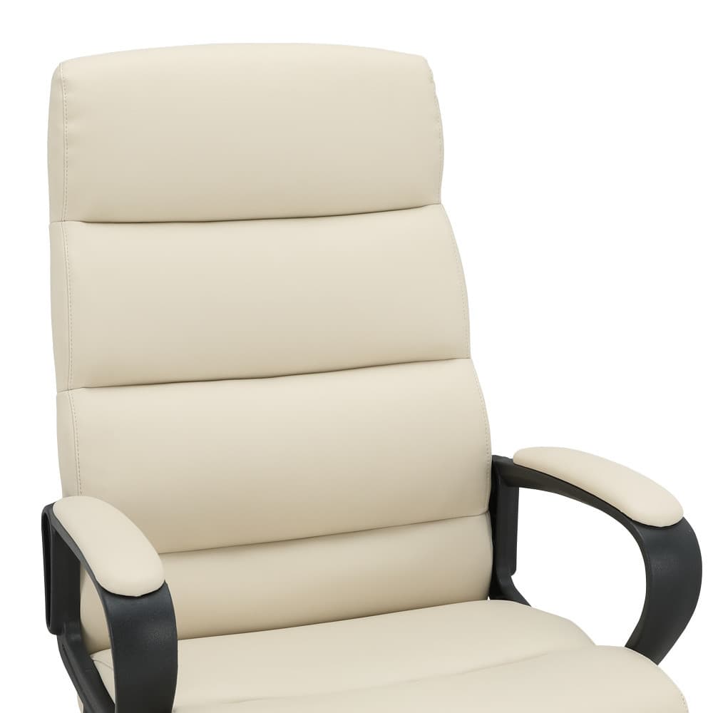 INDEX LIVING MALL เก้าอี้เบาะหนัง  Ergonomic เก้าอี้นั่งทำงาน เก้าอี้สำนักงานพนักพิงสูง รุ่นเอลฟ์ - สีขาว เก้าอี้สีขาว รองรับน้ำหนักได้สูงสุด 125 กก. https://lnwchill.com