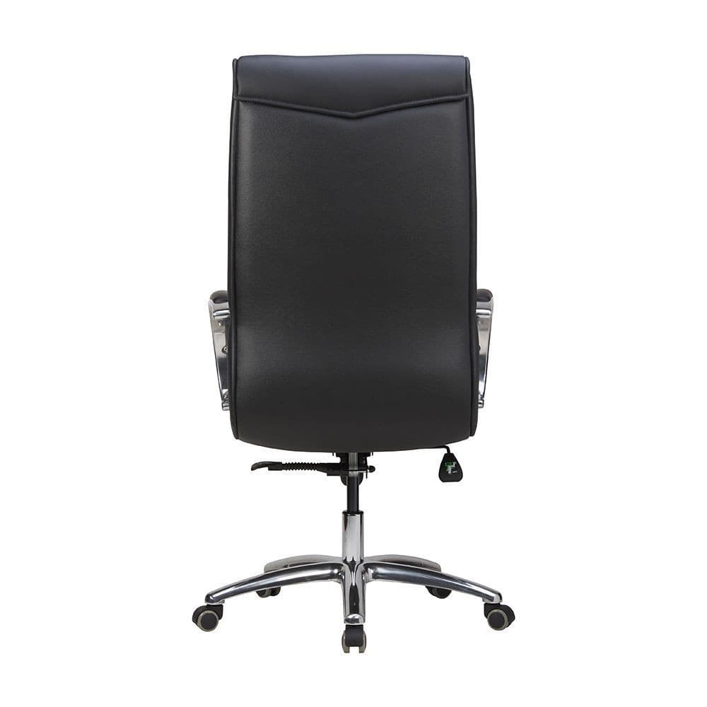 INDEX LIVING MALL เก้าอี้ผู้บริหาร  Ergonomic เก้าอี้เบาะหนัง เก้าอี้สำนักงานหนังพนักพิงสูง รุ่น คอนเกรซ - สีดำ เก้าอี้สีดำ เหล็กชุบโครเมียม รับน้ำหนักได้ประมาณ 100-120 กิโลกรัม https://lnwchill.com
