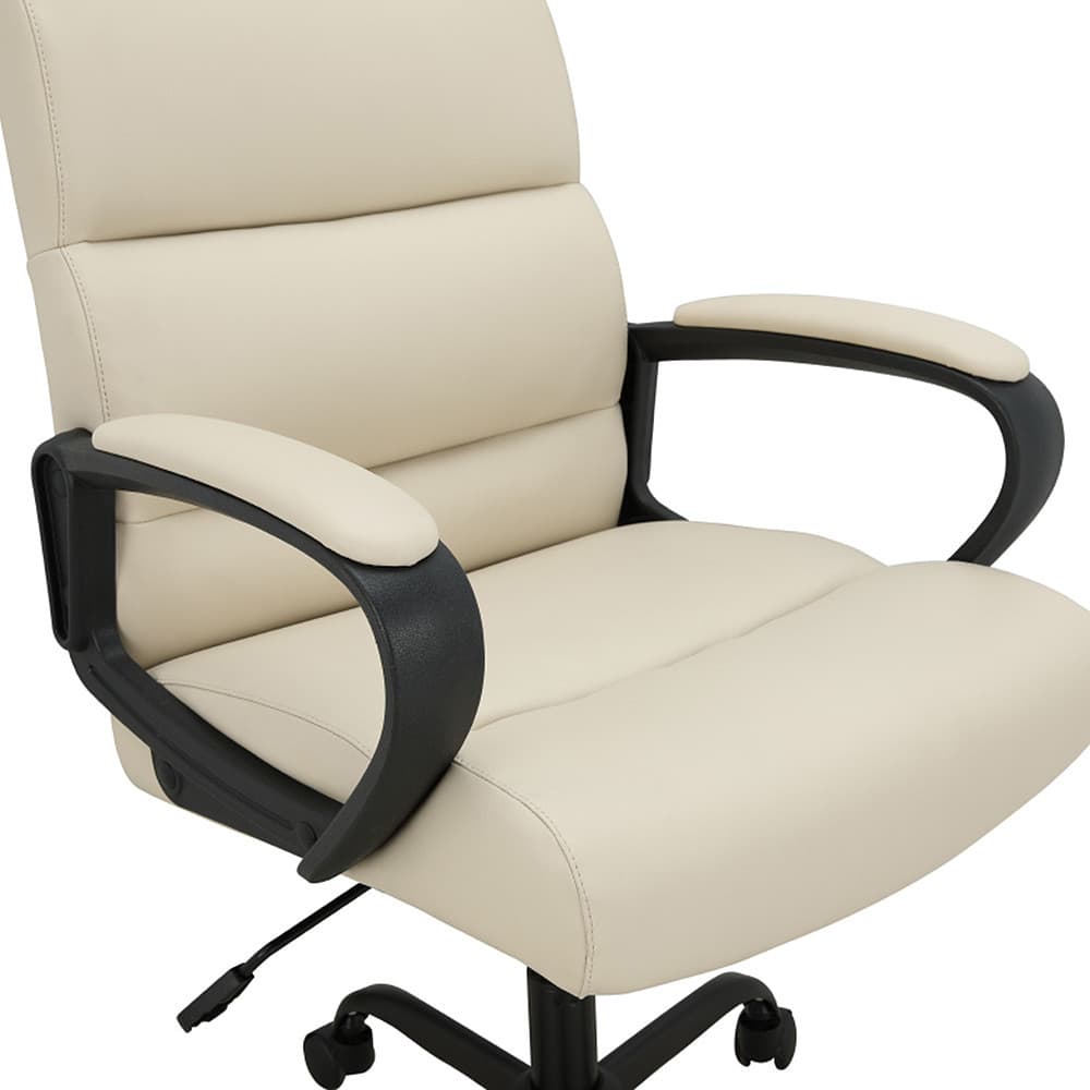 INDEX LIVING MALL เก้าอี้เบาะหนัง  Ergonomic เก้าอี้นั่งทำงาน เก้าอี้สำนักงานพนักพิงสูง รุ่นเอลฟ์ - สีขาว เก้าอี้สีขาว รองรับน้ำหนักได้สูงสุด 125 กก. https://lnwchill.com
