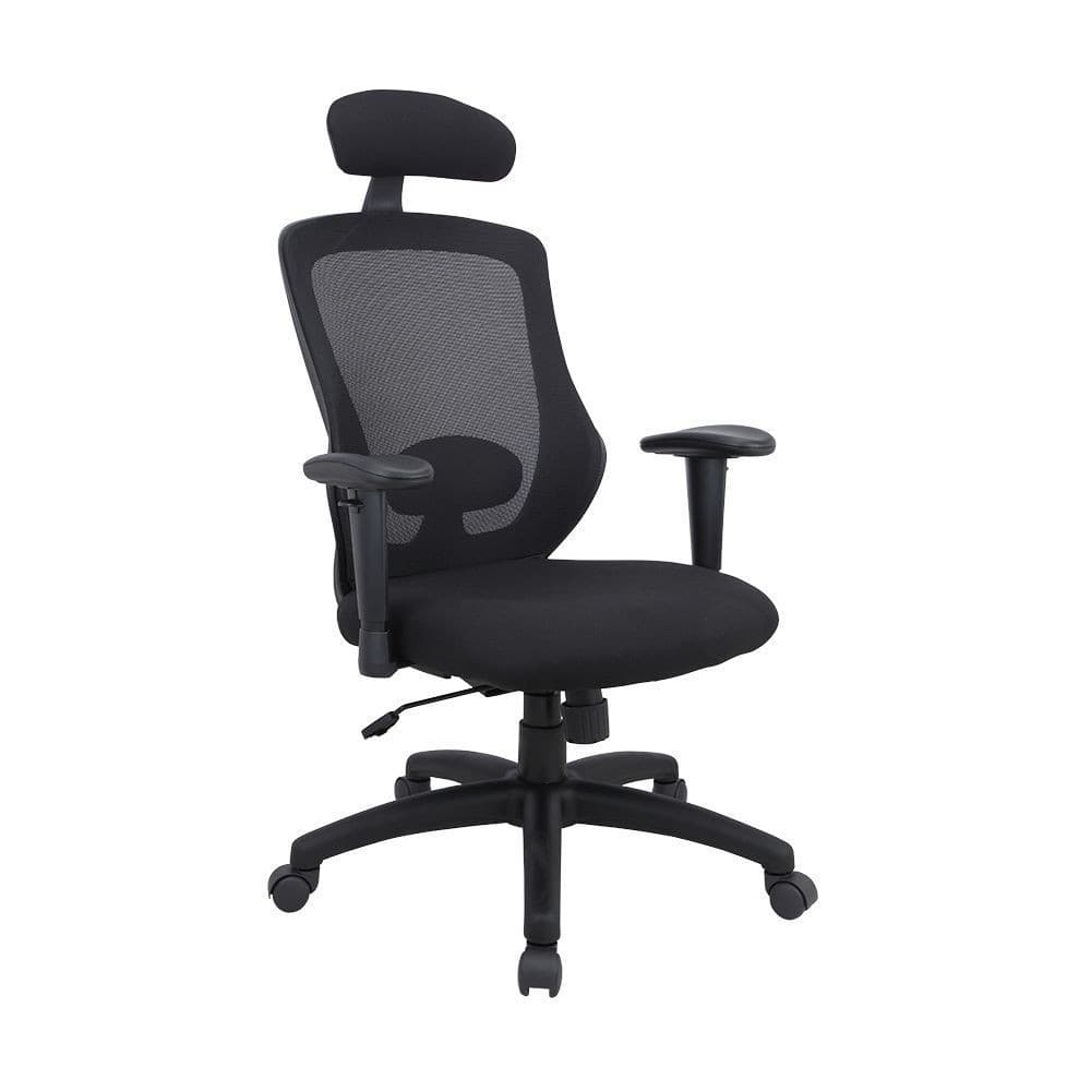 INDEX LIVING MALL เก้าอี้สำนักงาน เก้าอี้ทำงานเพื่อสุขภาพ  Ergonomic รุ่น เพ็ททริลโล่ - สีดำ เก้าอี้สีดำ ระบายอากาศดีเยี่ยม https://lnwchill.com