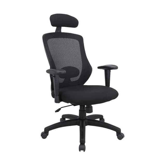INDEX LIVING MALL เก้าอี้สำนักงาน เก้าอี้ทำงานเพื่อสุขภาพ  Ergonomic รุ่น เพ็ททริลโล่ - สีดำ เก้าอี้สีดำ ระบายอากาศดีเยี่ยม