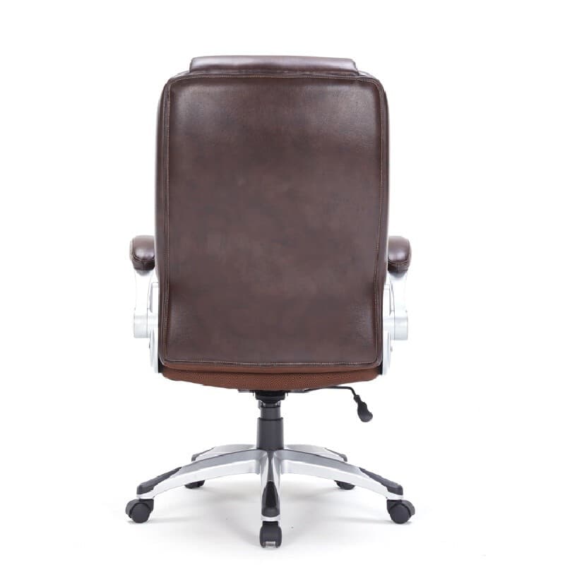 Furradec รุ่น Primo เก้าอี้ผู้บริหาร สีน้ำตาล หุ้มหนังสังเคราะห์ Bonded Leather ที่พักแขนพับได้ เสริมภาพลักษณ์และความสบายระดับผู้นำ https://lnwchill.com