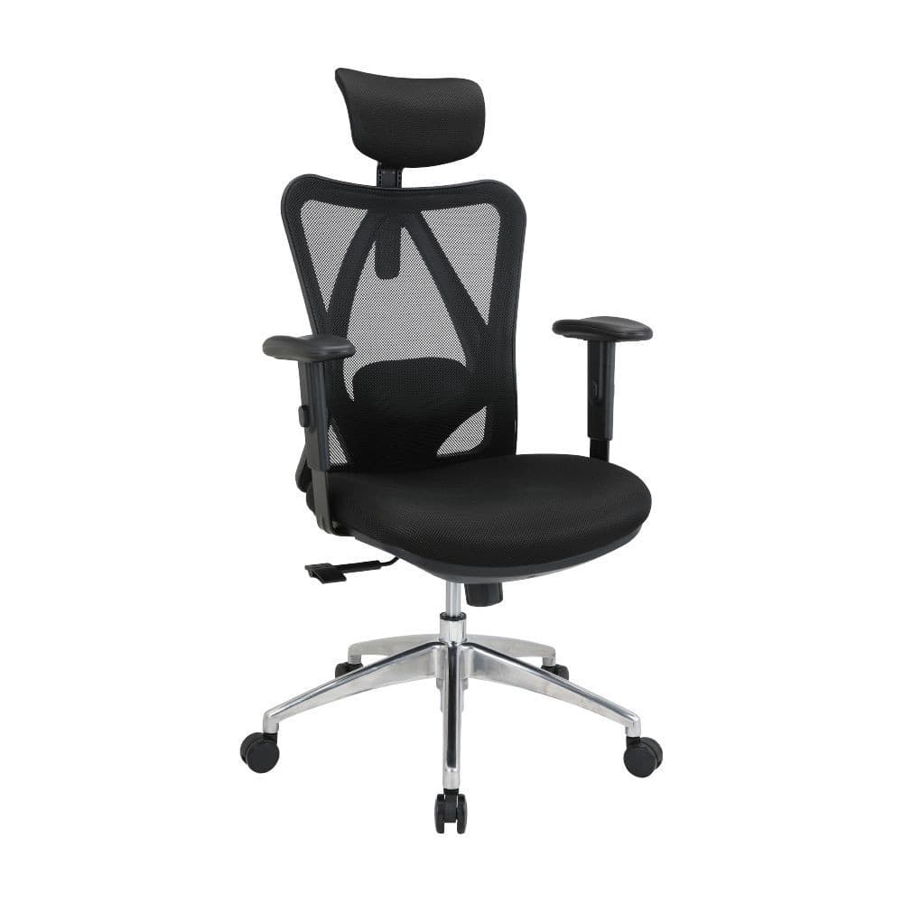 INDEX LIVING MALL เก้าอี้ทำงานเพื่อสุขภาพ  Ergonomic ระบายอากาศดีเยี่ยม เก้าอี้สำนักงานพนักพิงสูง รุ่น AMORE - สีดำ เก้าอี้สีดำ 2D Lumbar support https://lnwchill.com